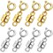 Magnetic Necklace Clasps and Closures 18K Gold and Silver Plated Bracelet Converter Clasp,Suitable for Necklaces Chain Extender